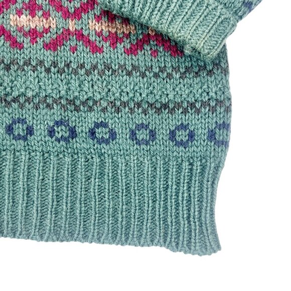 Vintage Craftcentre Cymru Gwynedd Wales Sweater Men's Pure Wool Sweater Size L - Picture 4 of 10